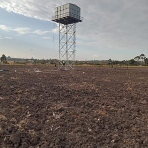 24,000L Pressed Steel Water Tank on a 9m Tower