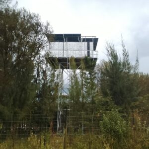 48,000L Pressed Steel Water Tank On a 9m Tower
